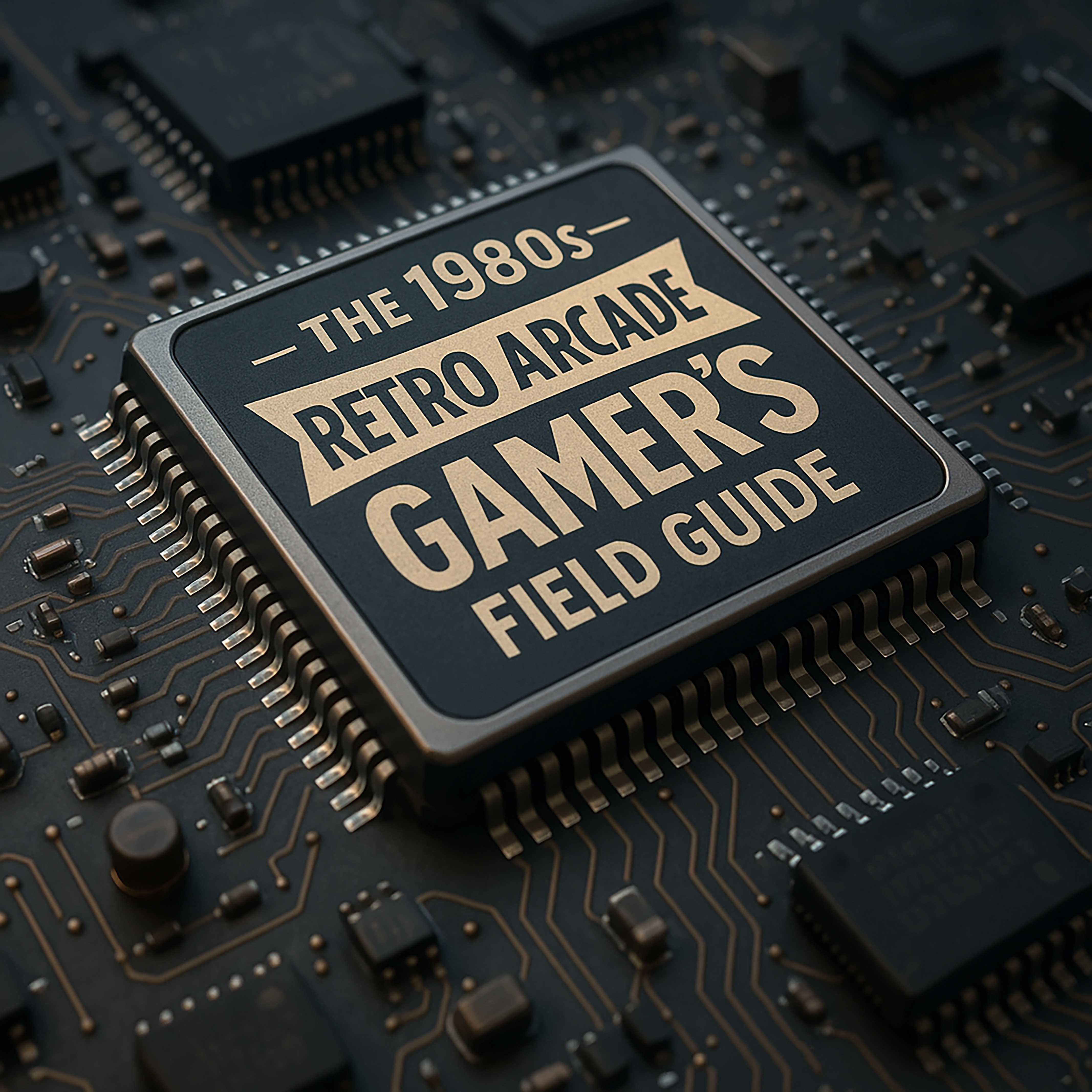Retro Arcade Gamer's Field Guide microchip artwork